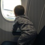 baby on airplane