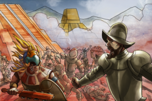 Aztec battle