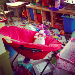 Messy play area
