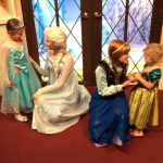 With Anna and Elsa