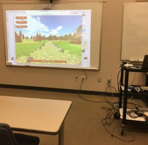 smart board with our game