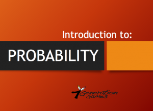 Spirit Lake Teacher Resources - Probability