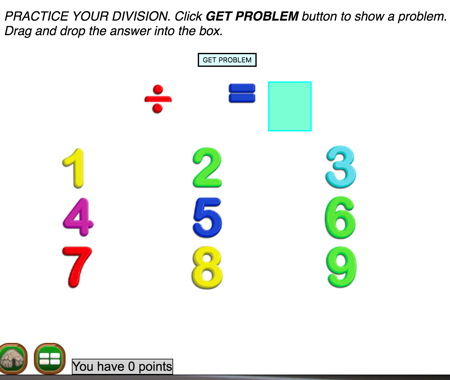 Learn division with division magnets