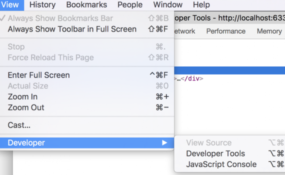 JAVASCRIPT CONSOLE