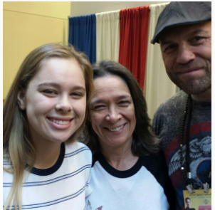 Julia, AnnMaria and Randy Couture