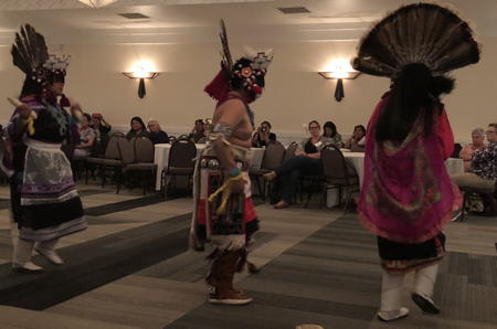 Native American dancers at EPICS conference
