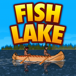 Canoeing in Fish Lake, game to teach fractions