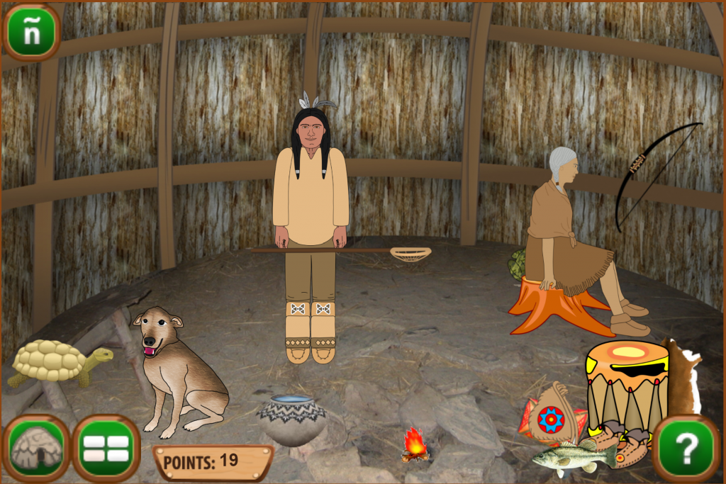 wigwam with items earned in iit