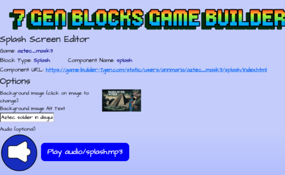 Screen shot on making a splash screen